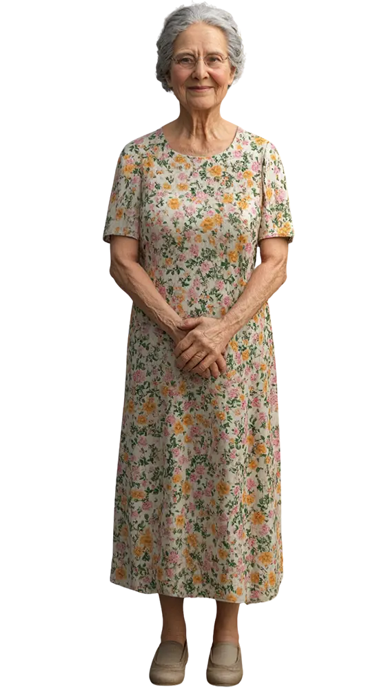Care Agency Sheffield Lady in a Floral Dress